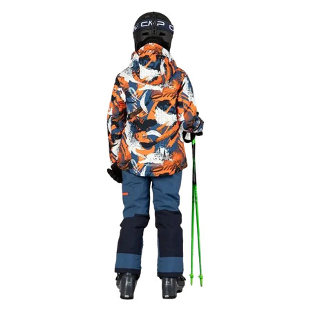 Campagnolo Boy's Freeride Ski Jacket "Bluestone-Orange"