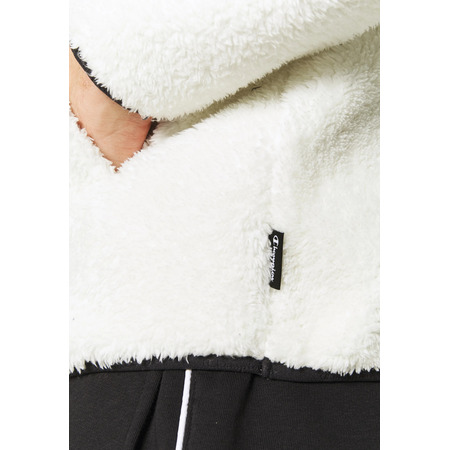 Champion Authentic Legacy Sherpa Top Hooded Fleece "White-Black"