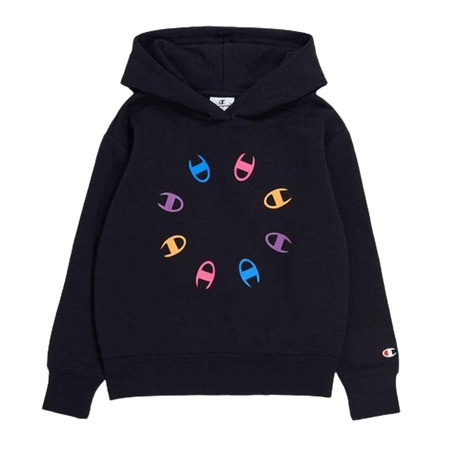 Champion Girl Hooded Sweatshirt "Black"