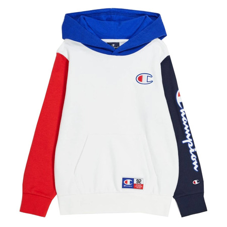 Champion Kids Sport Lifestyle Basketball Hooded Logo C "White"