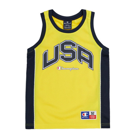 Champion Kids Sport Lifestyle Basketball USA Mesh Tank Top "Buttercup Yellow"