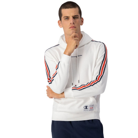 Champion Legacy Basketball Contrast Details Fleece Hoodie "White"