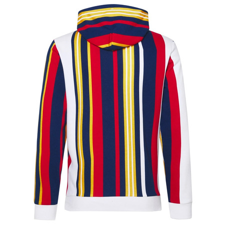 Champion Legacy Candy Stripe Script Big Logo Hoodie