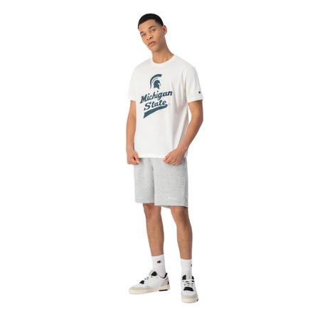 Champion Legacy College Logo Cotton T-Shirt "White"