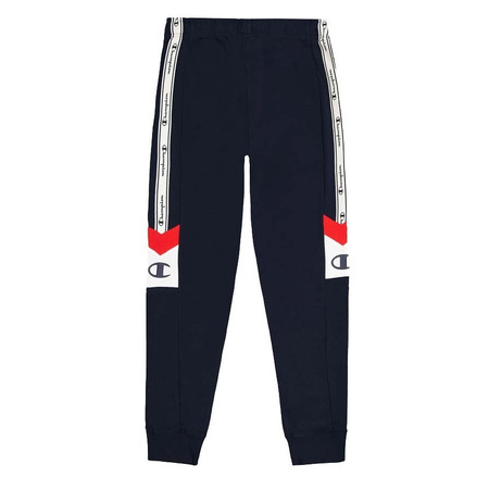 Champion Legacy Jacquard Tape Insert Stripe Joggers "Navy"