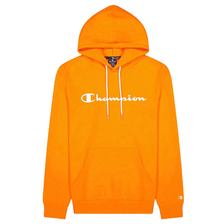 Champion Legacy Script Logo Cotton Terry Hoodie "Orange"