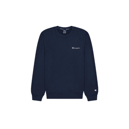 Champion Legacy Small Script Terry Cotton Sweatshirt "Navy"