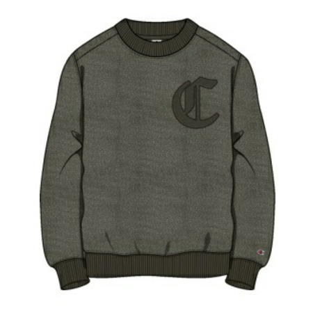 Champion Rochester Garment-Dyed Heavy Fleece Sweatshirt "Olive Green"