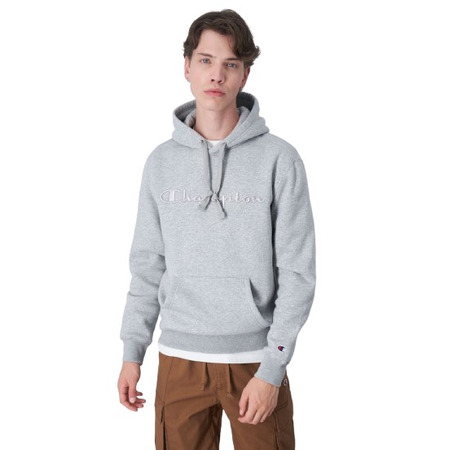 Champion Rochester Tonal Embroidered Fleece Hoodie "Light Grey"