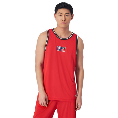 Champion Sport Lifestyle Basketball Reversible Mesh Tank Top "White-Red"