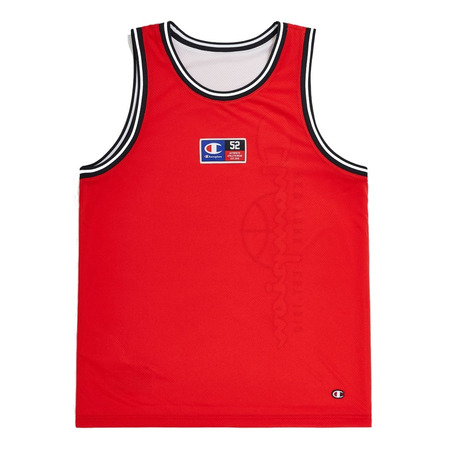 Champion Sport Lifestyle Basketball Reversible Mesh Tank Top "White-Red"