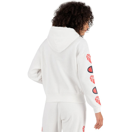 Champion Wm´s Legacy Logo Sleeves Love Hoodie "White"