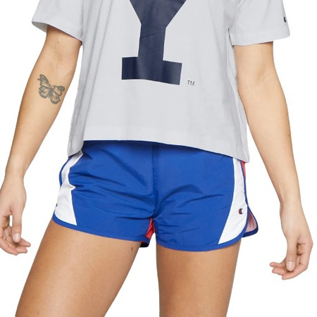 Champion Wmns Legacy Heritage Block Logo Shorts "Blue"