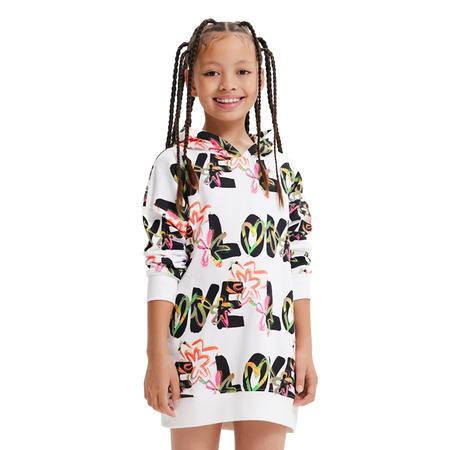 Desigual Girls Love Sweatshirt Dress