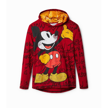 Desigual Junior Mickey Mouse Hooded T-shirt