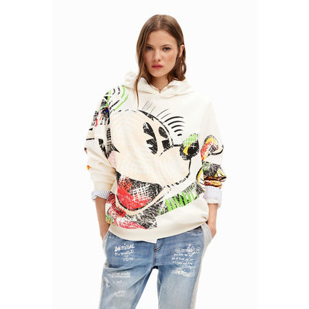 Desigual Oversize Mickey Mouse Sweatshirt "Beige"