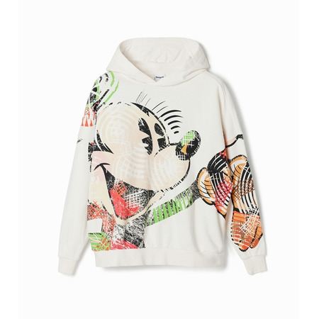 Desigual Oversize Mickey Mouse Sweatshirt "Beige"