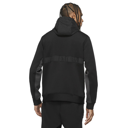 Jordan Air Men's Fleece Full-Zip Hoodie "Black"