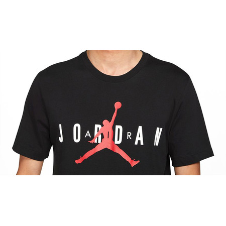 Jordan Air Wordmark T-shirt "BlackRed"