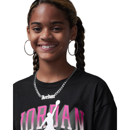 Jordan Girls JDB Push Through Graphic T-Shirt "Black"