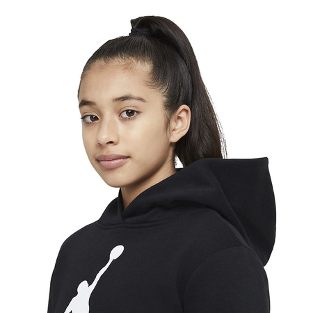 Jordan Girls Jumpman Logo Core Pullover Hoodie "Black"