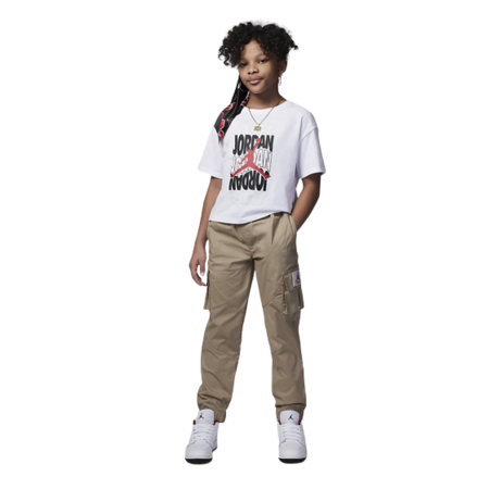 Jordan Girls New Wave Tee "White"