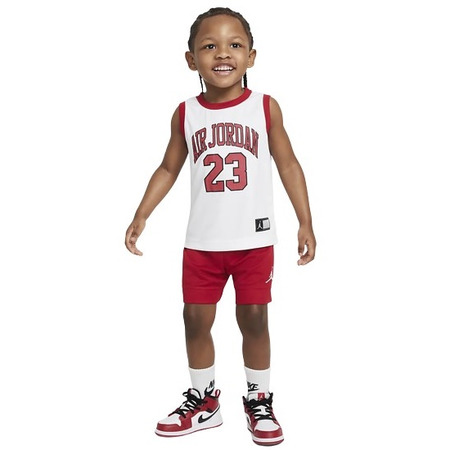 Jordan Infants HBR DNA Muscle Tank and Short "Gym Red-White"