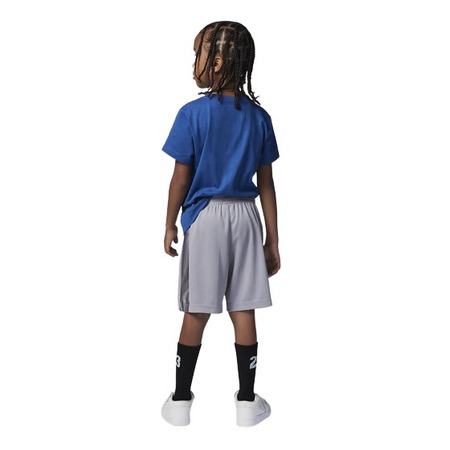 Jordan Infants JDB Court Air Tee Short Mesh Set "Cemen Grey-True Blue"