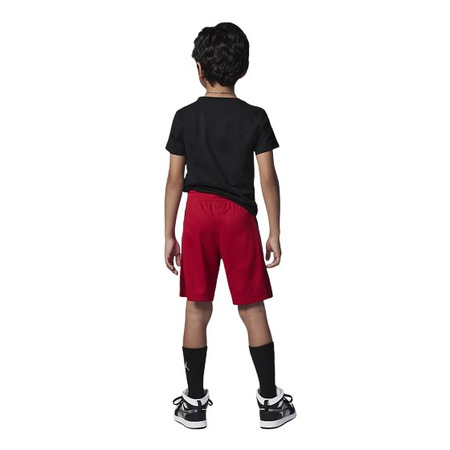 Jordan Infants JDB Court Air Tee Short Mesh Set "Gym Red-Black"