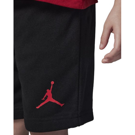 Jordan Infants Jumpman Jumbo Tee Short Set "Black-Gym Red"