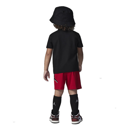 Jordan Infants Jumpman Static Tee Short Mesh Set "Gym Red-Black"