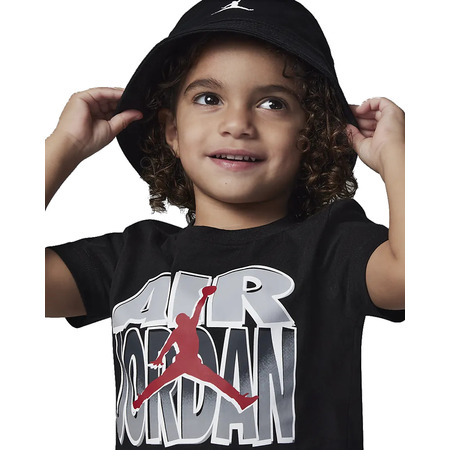 Jordan Infants Jumpman Static Tee Short Mesh Set "Gym Red-Black"