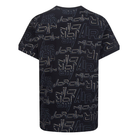 Jordan Kids Air JDB Clear Lane AOP Logo T-shirt "Black"