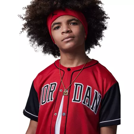 Jordan Kids HBR Baseball Jersey "Gym Red"