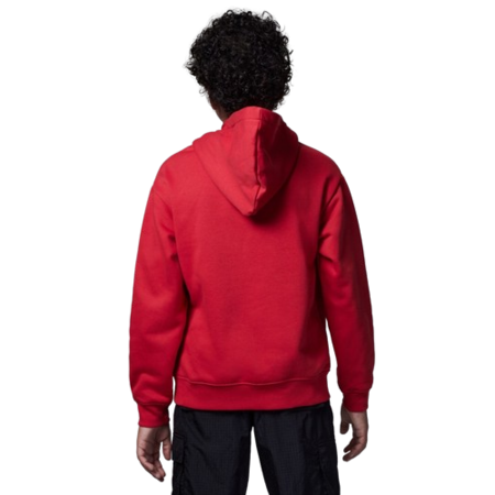 Jordan Kids HBR Logo 23 Fleece Pullover Hoodie "Gym Red"