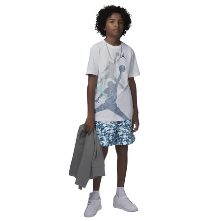 Jordan Kids JDB Gradient Stacked Tee "White-Industrail Blue"