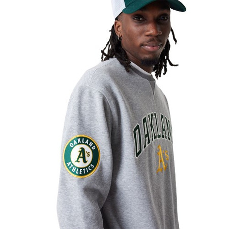 New Era MLB Oakland Athletics Large Logo Crew Neck Sweatshirt