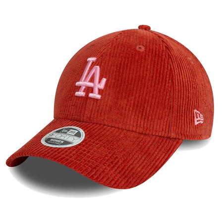 New Era MLB Womans LA Dodgers Cord 9FORTY Adjustable Cap "Red"