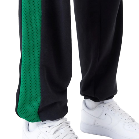 New Era NBA Boston Celtics Mesh Panel Grey Relaxed Joggers