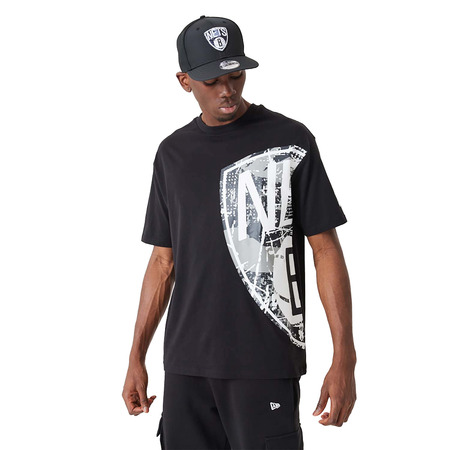 New Era NBA  Brooklyn Nets Large Team Logo Oversized Tee