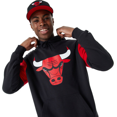 New Era NBA Chicago Bulls Colour Block Oversized Hoodie