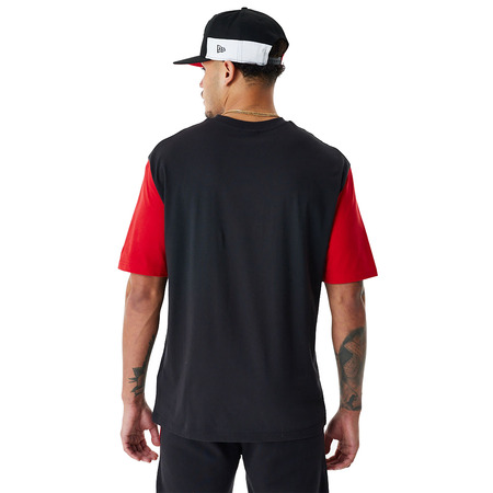 New Era NBA Chicago Bulls Colour Block Oversized T-Shirt