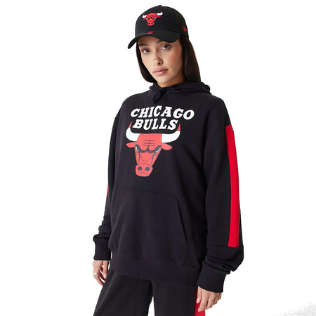 New Era NBA Chicago Bulls Colour Block Pullover Hoodie