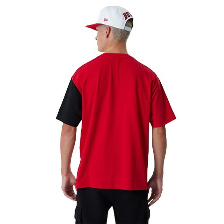 New Era NBA Chicago Bulls Cut And Sew Oversized Tee