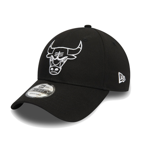 New Era NBA Chicago Bulls Essential Outline 9FORTY Cap "Black"