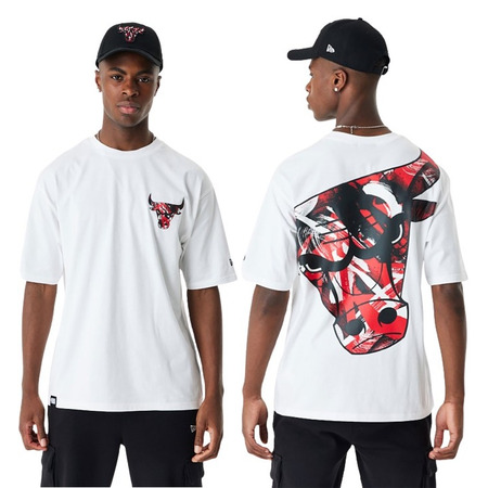 New Era NBA Chicago Bulls Large Infill Oversized T-Shirt