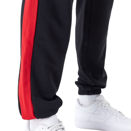 New Era NBA Chicago Bulls Mesh Panel Grey Relaxed Joggers