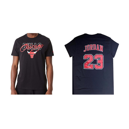 New Era NBA Chicago Bulls NBA Script Tee # 23 Jordan #