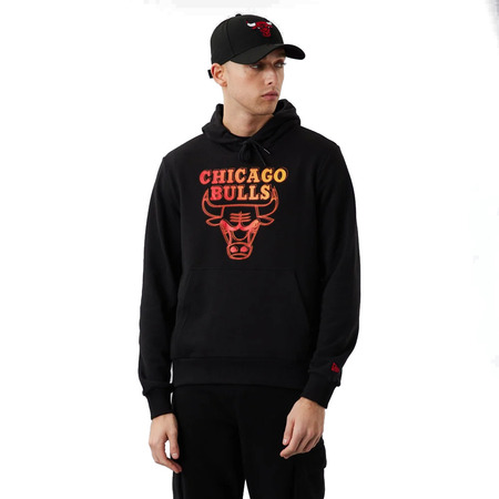 New Era NBA Chicago Bulls Neon Fade Logo Hoodie