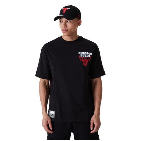 New Era NBA Chicago Bulls Oversize BP Logo Neon Tee